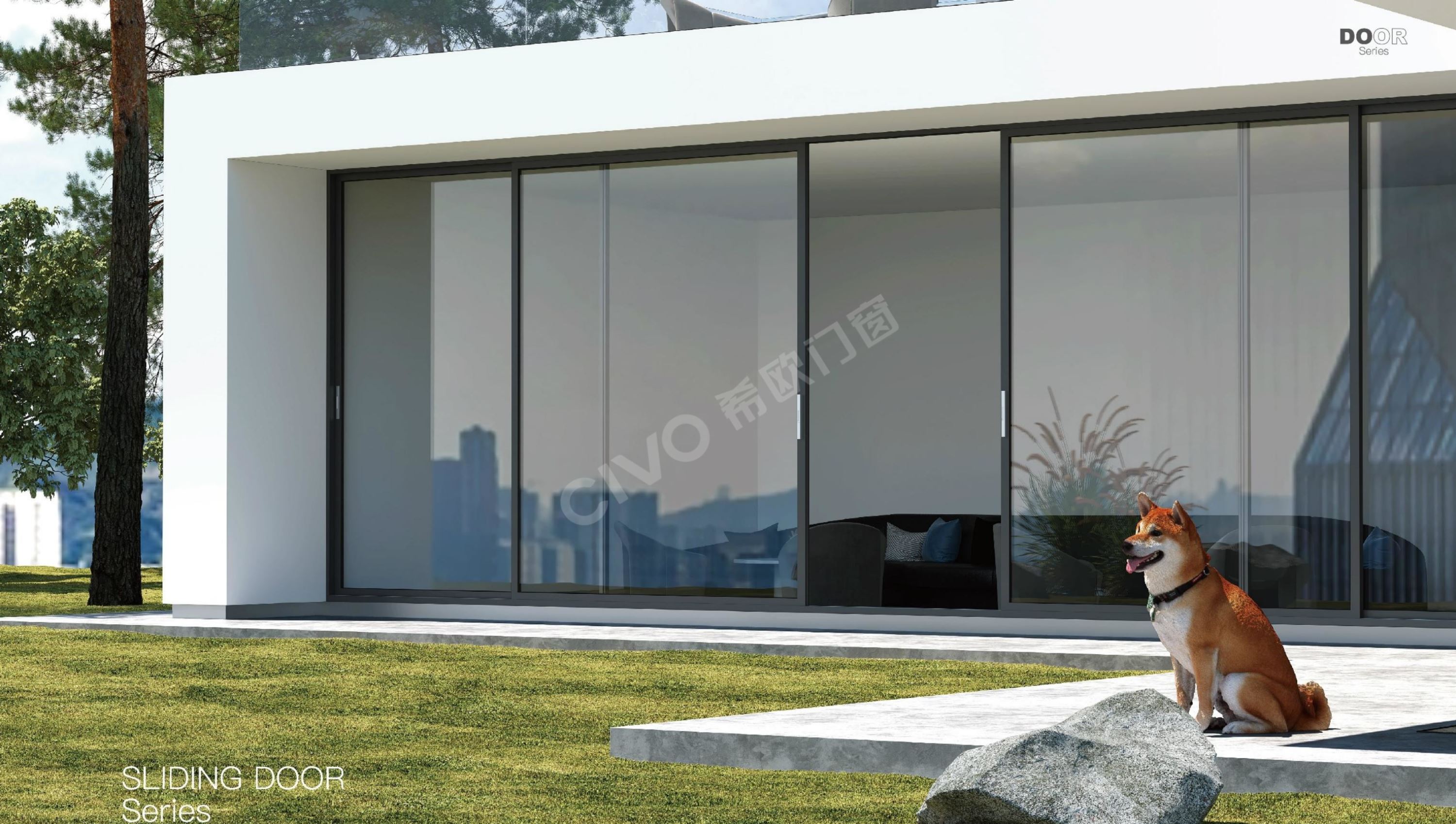 希歐50*100重型推拉門(mén)