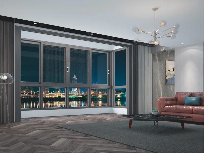 高檔系統(tǒng)門窗整體效果圖